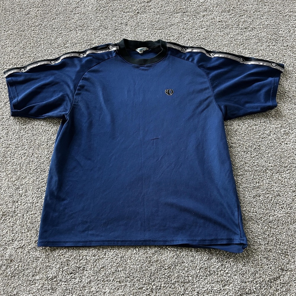 Pearl Izumi Shirt Mens Large Blue Short Sleeve Cycling Jersey Athletic Top